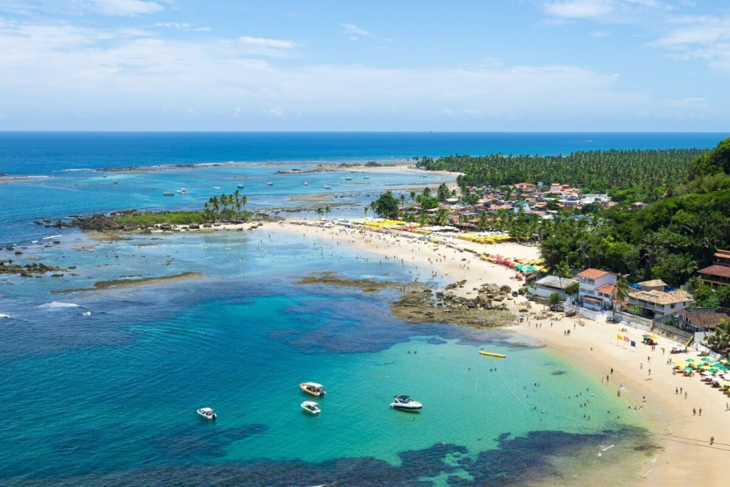 5 praias paradisíacas para visitar em Morro de São Paulo