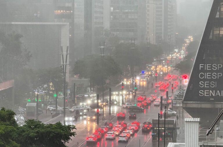 São Paulo enfrenta risco de tempestades até domingo