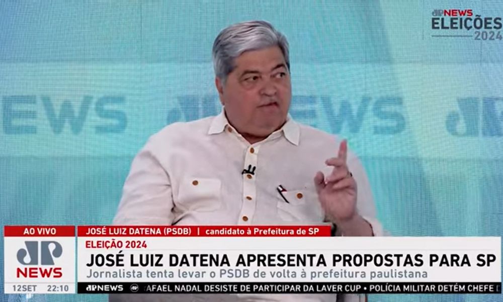 ‘Se eu não for eleito, não me candidato a mais nada’, diz Datena