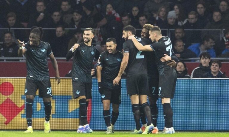 Lazio vence Ajax e reassume a liderança da Liga Europa