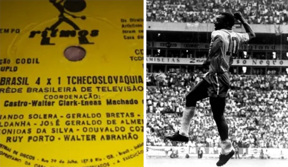 Um LP com narrações da TV na Copa de 1970 foi lançado depois da estreia da seleção contra a Tchecoslováquia