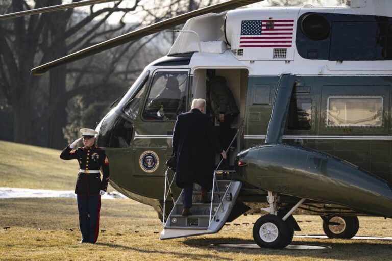 Trump visita Carolina do Norte e Califórnia em primeira viagem do segundo mandato