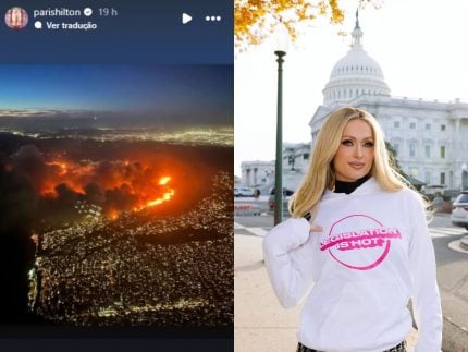 Casa de praia de Paris Hilton é destruída pelos incêndios registrados na Califórnia