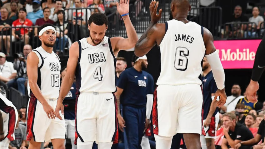 Curry e LeBron lideram vendas de camisas na NBA 2024-2025