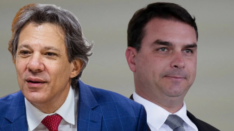 Mendonça dá prazo de 15 dias para Haddad responder queixa de Flávio Bolsonaro