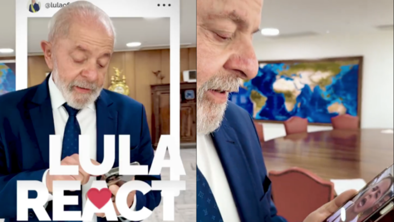 Lula faz “react” de vídeo de apoiadora formada pelo Prouni