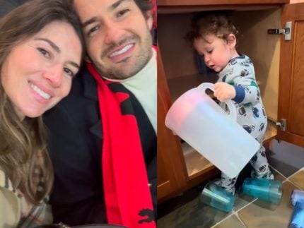 Rebeca Abravanel se diverte com bagunça do filho com Alexandre Pato: “Tranquilo”