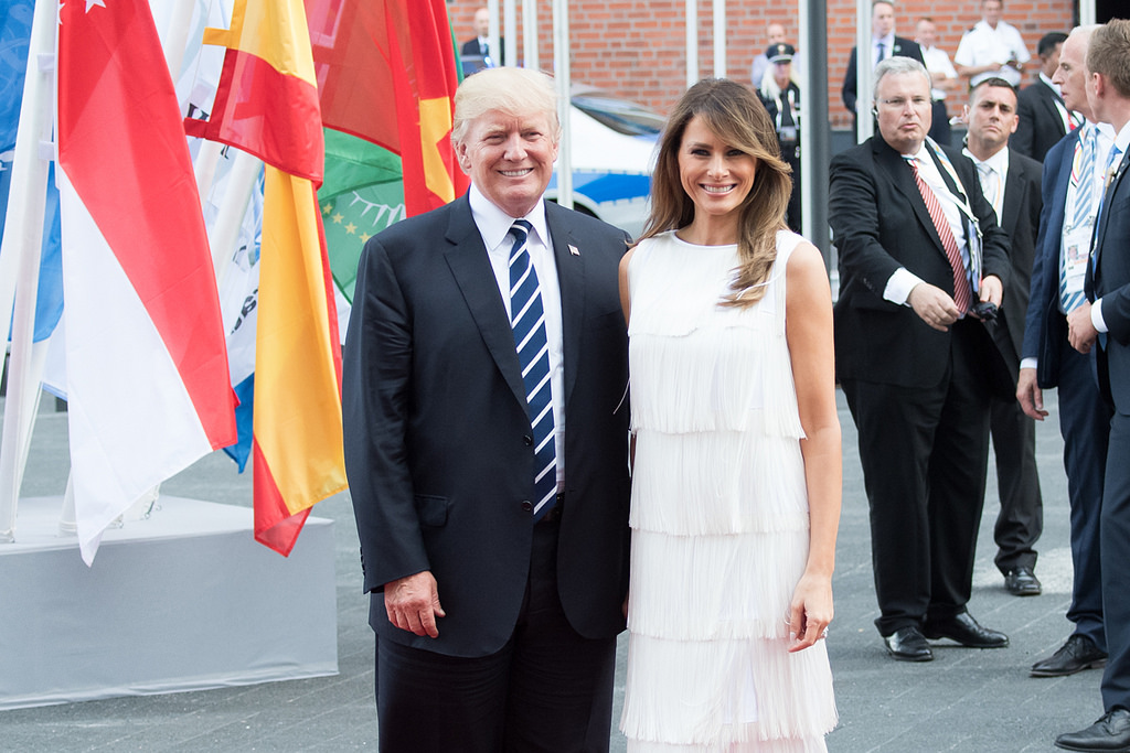 Trump celebra 20 anos de casamento com Melania