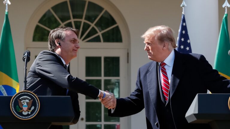 Leia o convite de Trump para Bolsonaro ir aos EUA