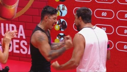 Gabriel e Maike vencem 1ª prova do anjo do BBB25 e colocam irmãos Hypolito no monstro