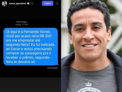 Golpista se passa por Fernanda Torres, e ator alerta internautas sobre fraude