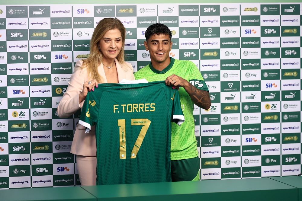 Facundo Torres, ex-Orlando City, é apresentado como novo reforço do Palmeiras