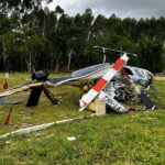 Aeronave com cinco pessoas cai em município de Penha, em SC