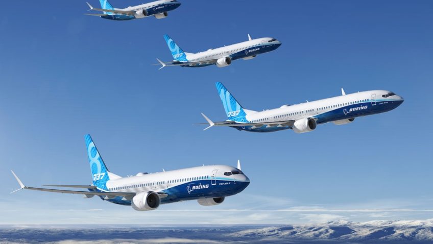 Boeing tem queda de 34% na entrega da aviões em 2024