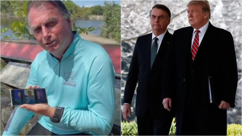 Bolsonaro e posse de Trump: “De Mambucada para Washington”