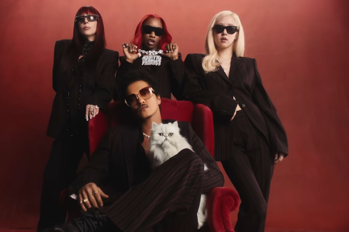 Bruno Mars, Lady Gaga e Rosé se unem em videoclipe explosivo com Sexyy Red