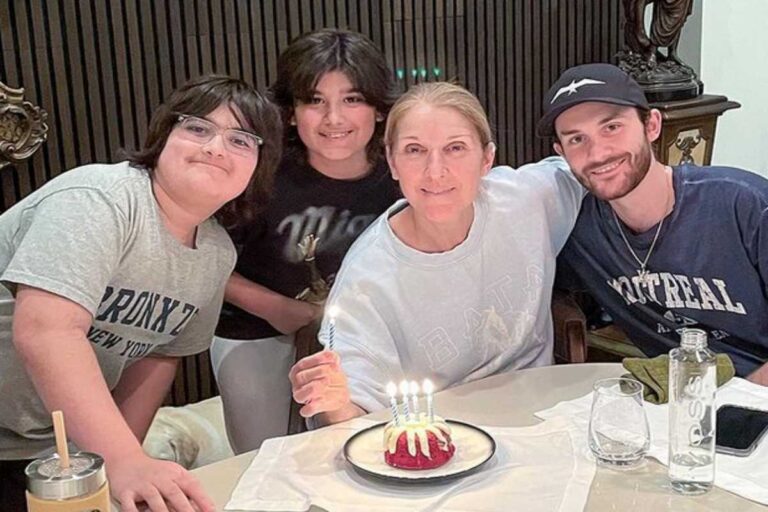 Céline Dion presta homenagem ao falecido marido