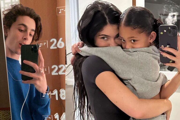 Timothée Chalamet passeia com mini-bolsa da filha de Kylie Jenner