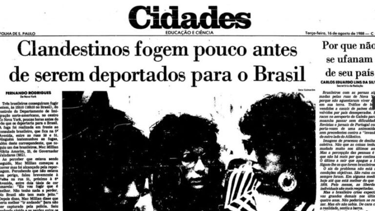 Desde os anos 80 brasileiros deportados dos EUA usam algemas