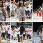 Erika Januza arrasa em ensaio da bateria da Viradouro na Sapucaí