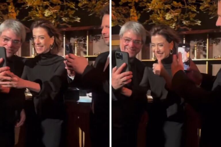 Vídeo! Fernanda Torres celebra Globo de Ouro com ligação emocionante para Fernanda Montenegro