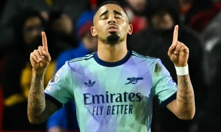 Gabriel Jesus é eleito jogador do mês de dezembro no Campeonato Inglês