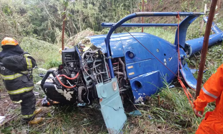 Menina que sobreviveu a queda de helicóptero em Caieiras pode ter alta no sábado