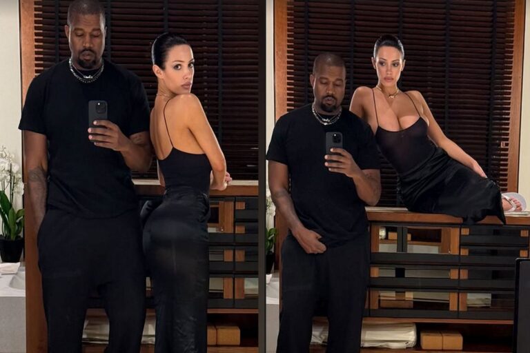 Kanye West compartilha selfies ousadas com Bianca Censori no Japão