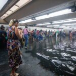 Linha 1-Azul segue funcionando parcialmente após temporal em São Paulo