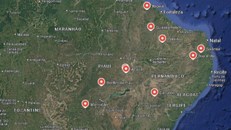 Emergência em 10 cidades do NE por seca e estiagem