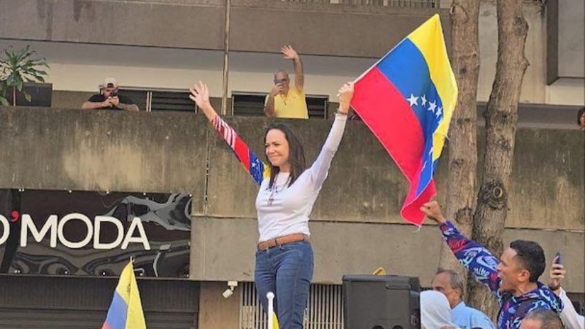 María Corina Machado é presa após participar de ato na Venezuela