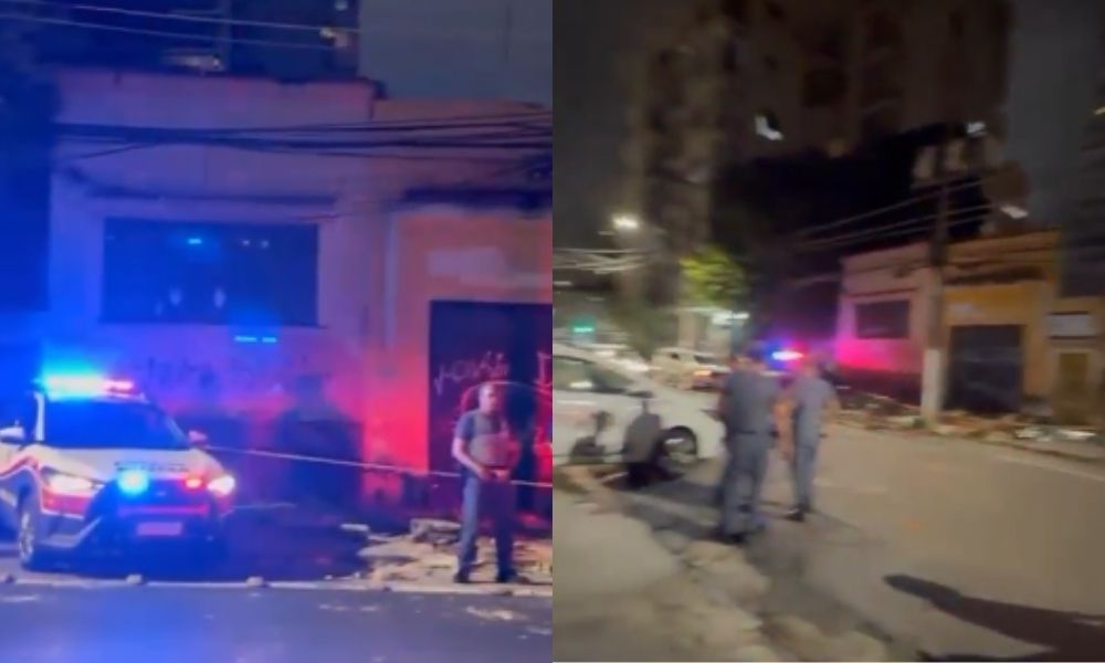 Marquise desaba no centro de São Paulo e deixa um morto e dois feridos