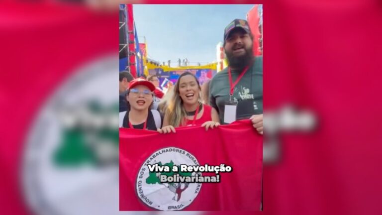 Juventude do MST vai à posse de Maduro na Venezuela; assista