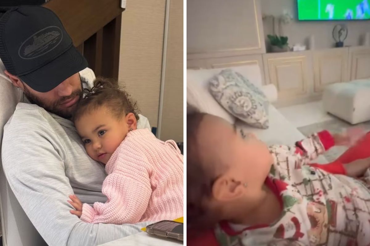 Neymar mostra Mavie ‘falando’ gol e ‘papai’. Vídeo!