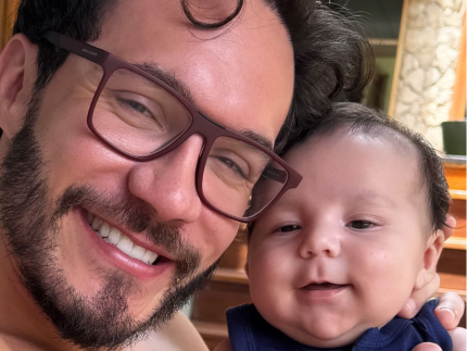 Eliezer mostra semelhança com o filho Ravi: “É muito a minha cara, né?”