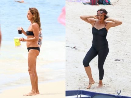 Com direito a altinha com mate, famosos curtem dia de praia no Rio; veja fotos