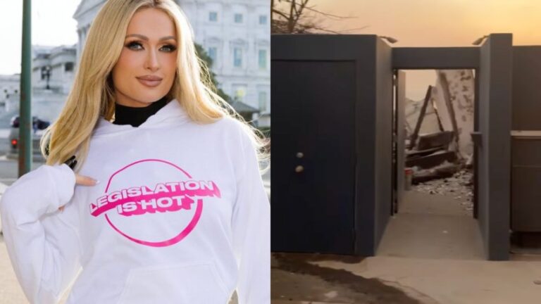 Paris Hilton mostra mansão destruída por incêndio em LA