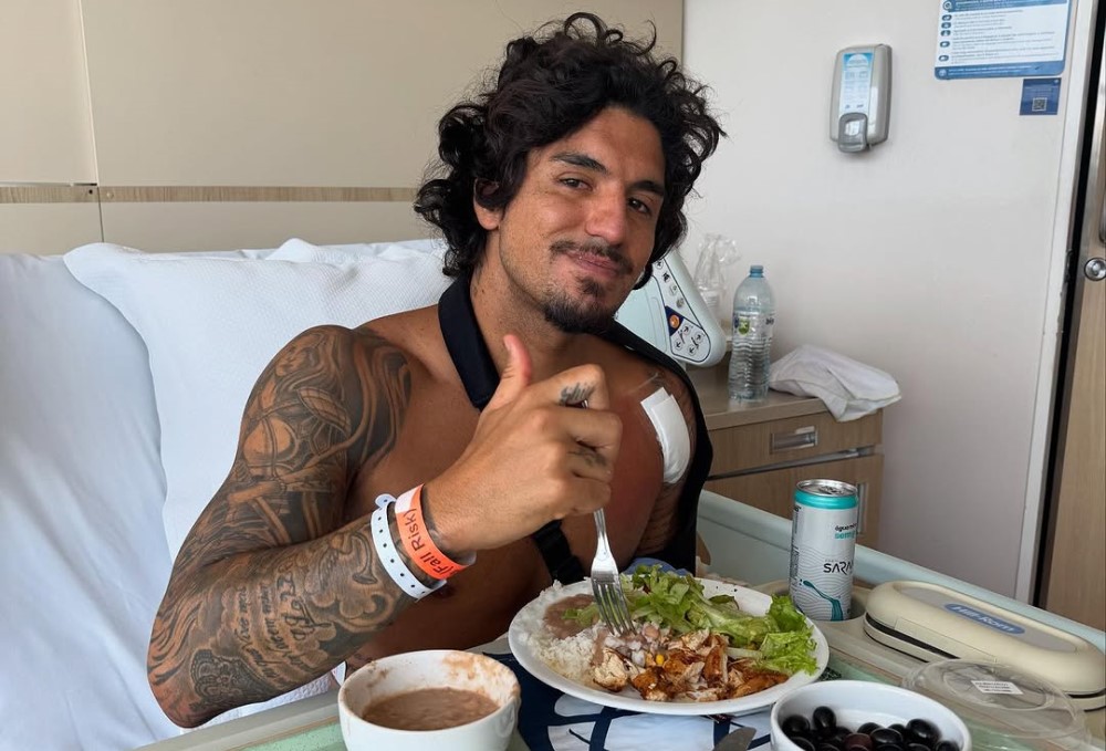 Gabriel Medina passa por cirurgia no ombro e está fora da temporada 2025 da Liga Mundial de Surfe