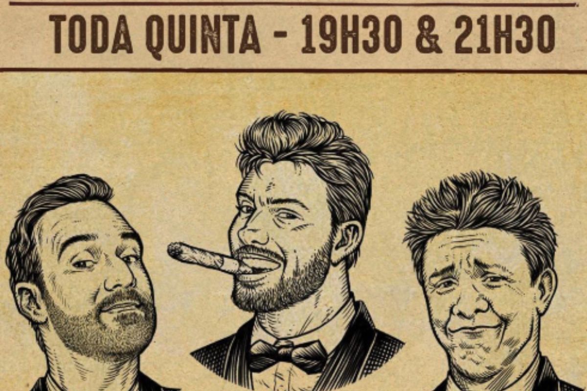 Danilo Gentili, Diogo Portugal e Oscar Filho comandam o Stand Up Raiz