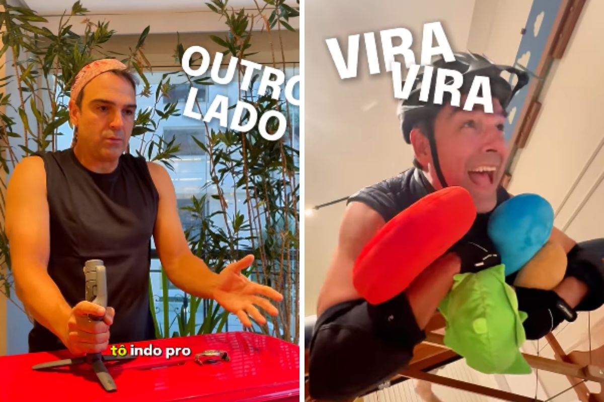 Tadeu Schmidt imita eliminados do BBB 25 e viraliza