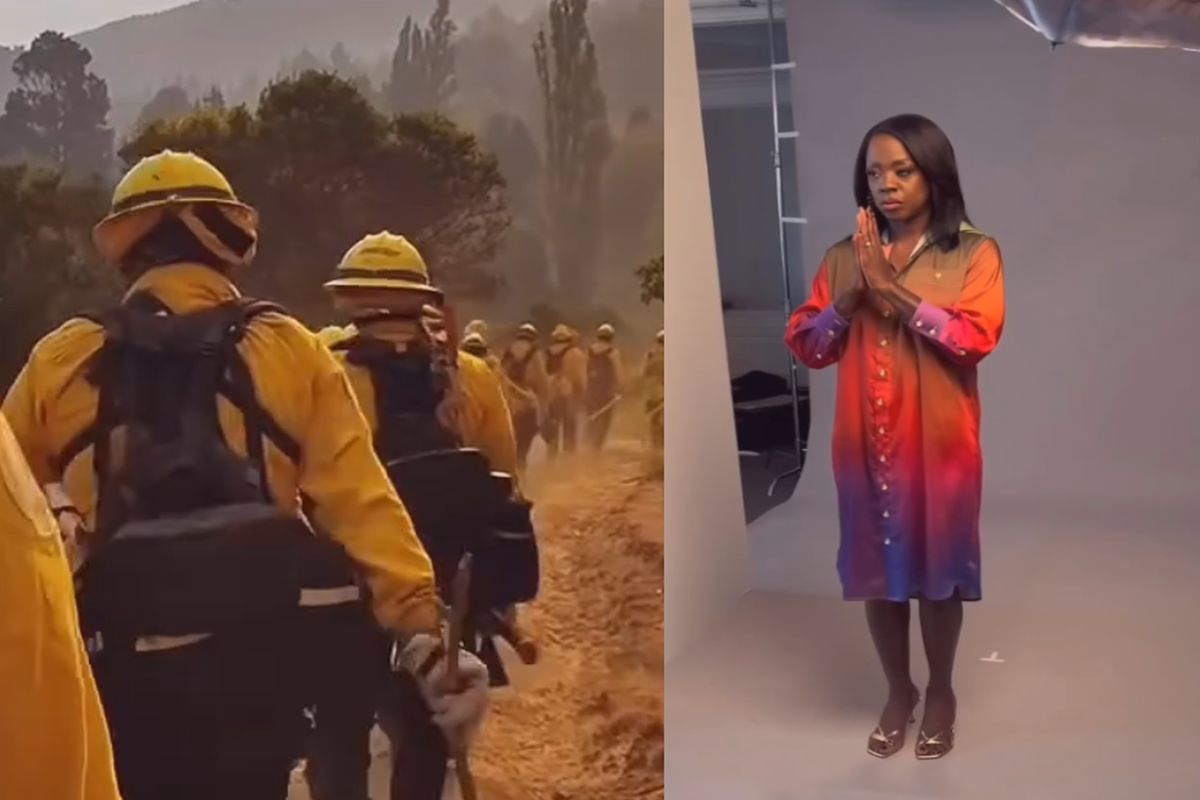 Viola Davis emociona com vídeo de bombeiros mexicanos chegando para ajudar