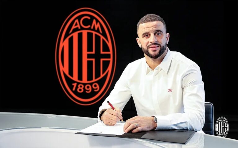 Milan anuncia a contratação por empréstimo do lateral-direito Kyle Walker, ex-Manchester City