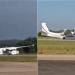 Avião realiza pouso de ‘barriga’ em Sorocaba após falhas nos trens de pouso