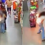 Celular explode e pega fogo no bolso de jovem em mercado em Goiás