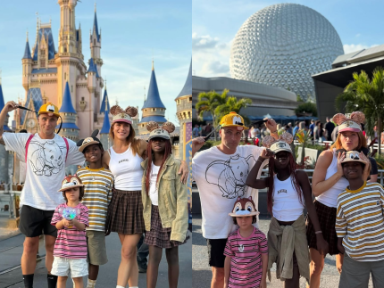 Giovanna Ewbank e Bruno Gagliasso curtem férias na Disney com os filhos