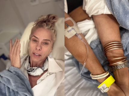 Adriane Galisteu é hospitalizada após retornar da Europa: “Desembarquei no hospital”