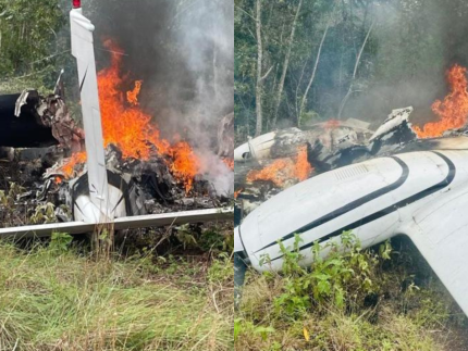 Avião do Peru com 500 kg de droga invade Brasil e é interceptado pela FAB no AM