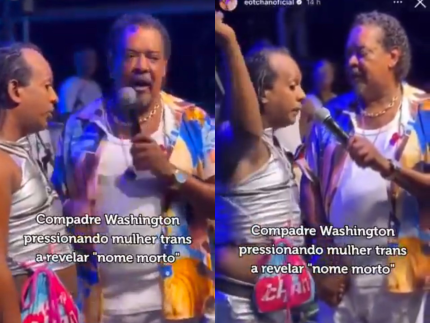 Compadre Washington é acusado de transfobia após constranger fã trans em show