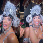 Jaquelline Grohalski surpreende ao revelar peso da cabeça de fantasia de Carnaval. Confira!