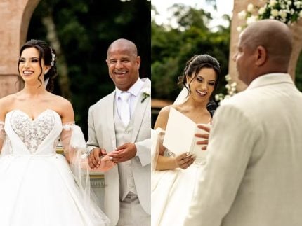 Marcelinho Carioca se casa em grande estilo com Rainha da Festa do Peão de Jandira